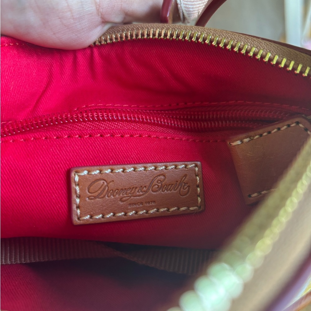 Dooney & Bourke Yellow Gingham Crossbody Bag - Picture 9 of 10